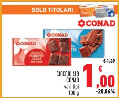 Cioccolato Conad