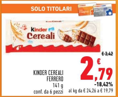 Kinder Cereali Ferrero