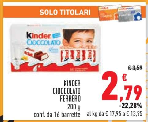 Kinder Cioccolato Ferrero