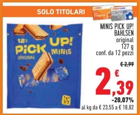 MINIS PICK UP! BAHLSEN