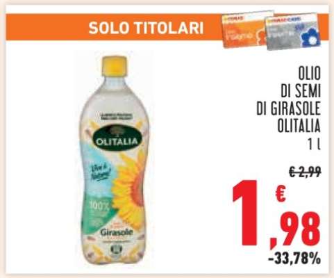 Olio di Semi di Girasole Olitalia