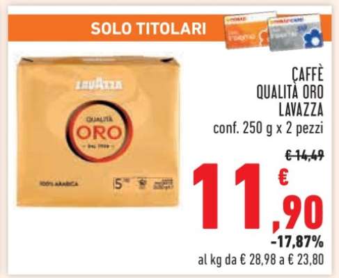 Caffè Qualità Oro Lavazza