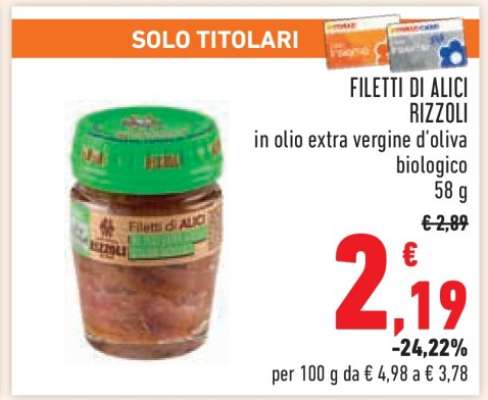 Filetti di Alici Rizzoli