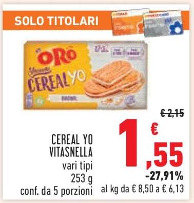 CEREAL YO VITASNELLA