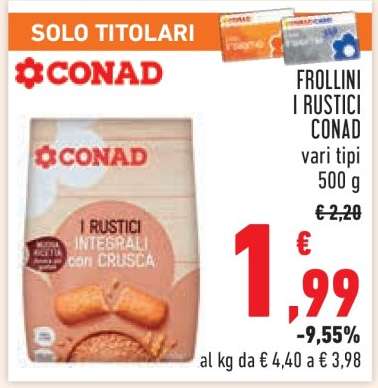 Frollini I Rustici Conad