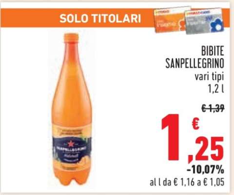 BIBITE SANPELLEGRINO