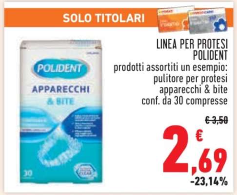 LINEA PER PROTESI POLIDENT