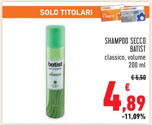 SHAMPOO SECCO BATIST