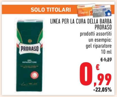 LINEA PER LA CURA DELLA BARBA PRORASO