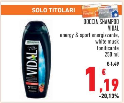 Doccia Shampoo Vidal