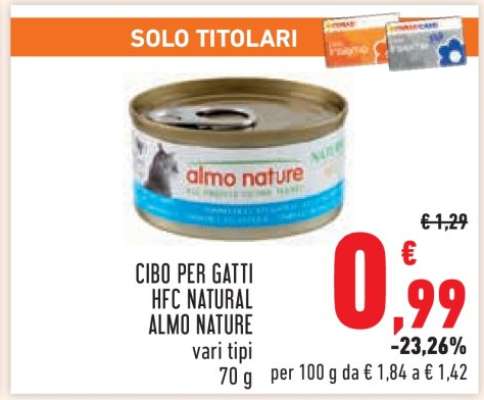 Cibo per gatti HFC Natural Almo Nature