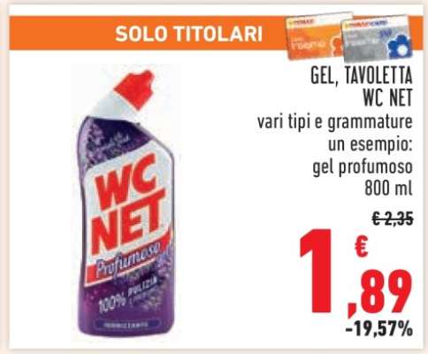 GEL, TAVOLETTA WC NET