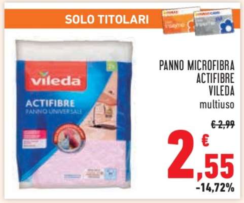 PANNO MICROFIBRA ACTIFIBRE VILEDA