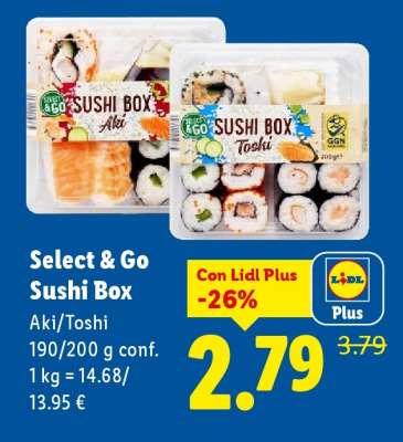 Select&Go Sushi box