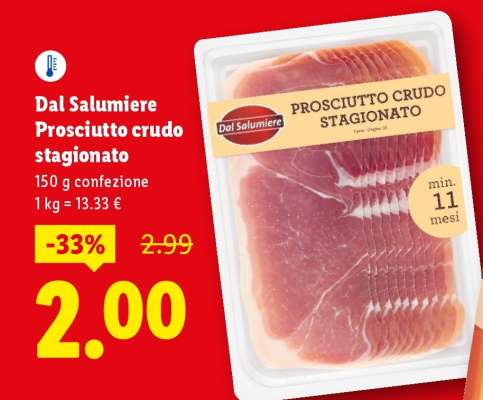 Dal Salumiere Prosciutto crudo stagionato