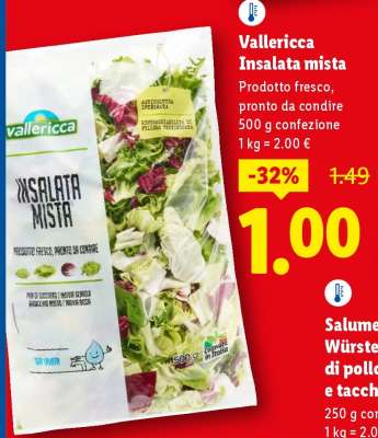 Vallericca Insalata mista