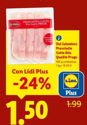 Dal Salumiere Prosciutto Cotto Alta Qualità Praga