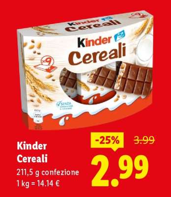 KINDER CEREALI