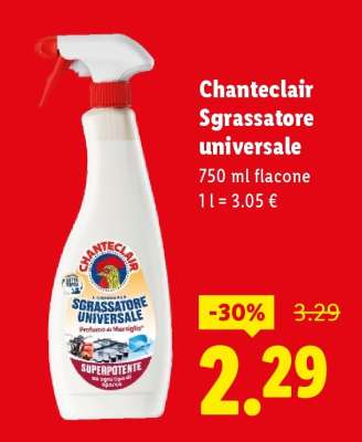 Chanteclair Sgrassatore Universale