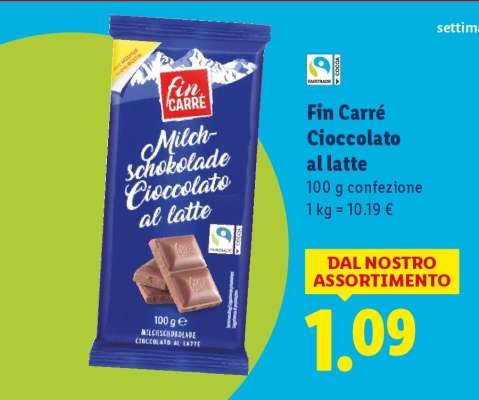 Fin Carré Cioccolato al latte
