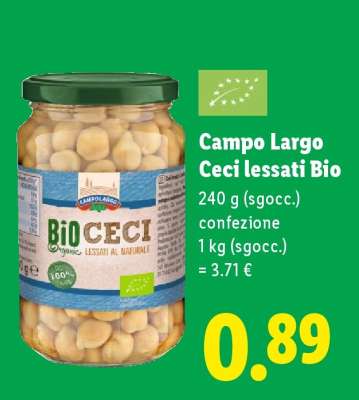 Campo Largo Ceci lessati Bio