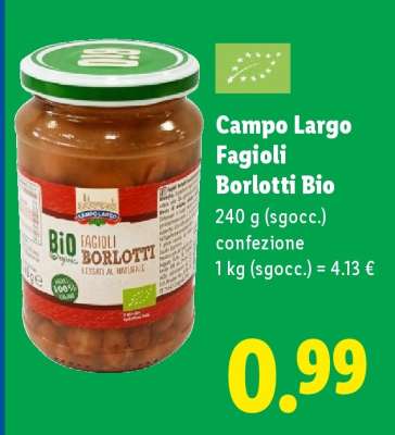 Campo Largo Fagioli Borlotti Bio