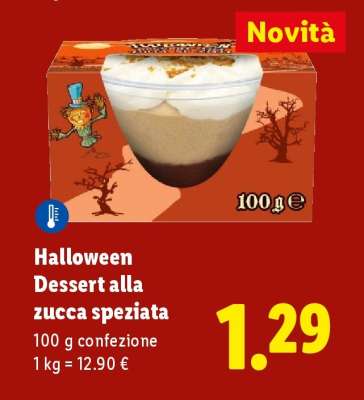 Halloween Dessert alla zucca speziata