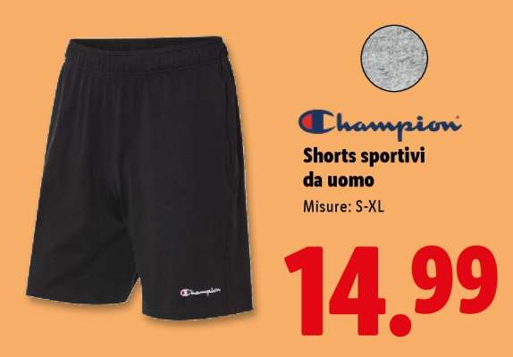 Shorts sportivi da uomo
