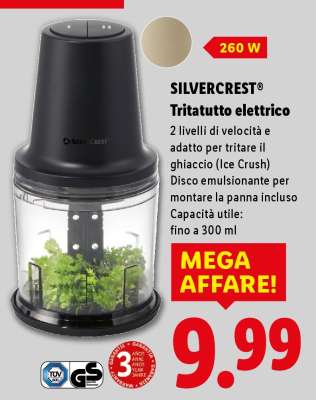 SILVERCREST Tritatutto elettrico
