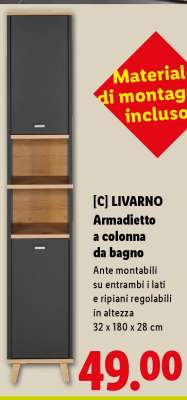 LIVARNO Armadietto a colonna da bagno