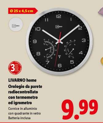 LIVARNO home Orologio da parete