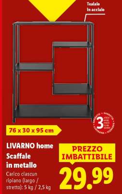 LIVARNO home Scaffale in metallo