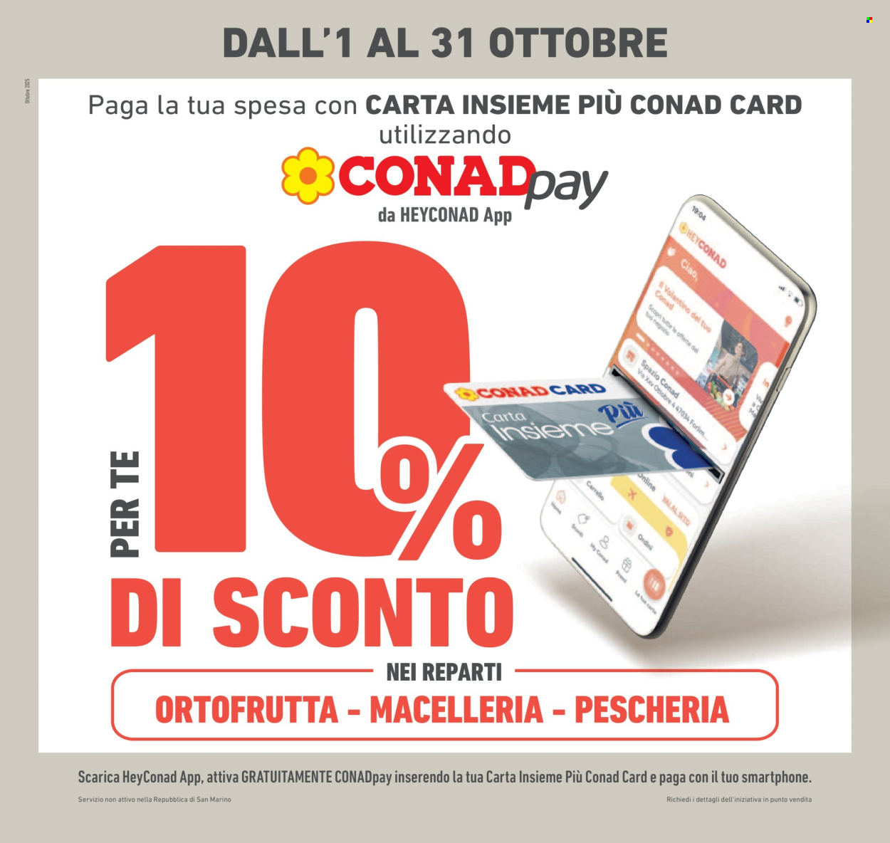 Volantino Conad - 16/10/2025 - 22/10/2025. Pagina 7