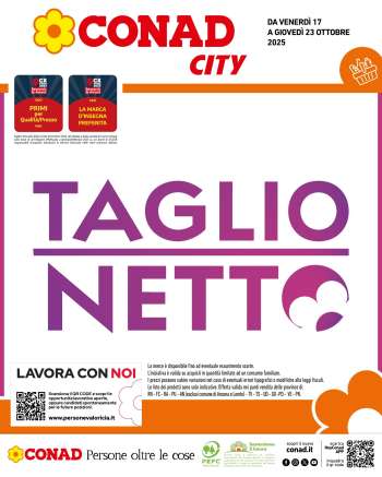 Volantino Conad - 17/10/2025 - 23/10/2025.