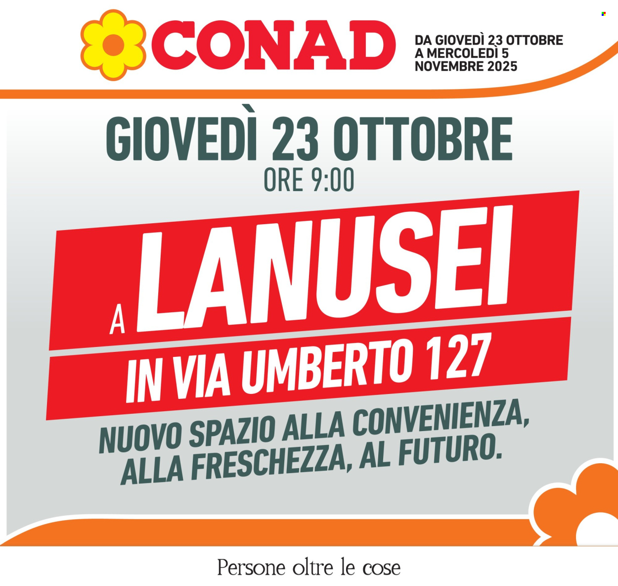 Volantino Conad City - 23/10/2025 - 5/11/2025. Pagina 1