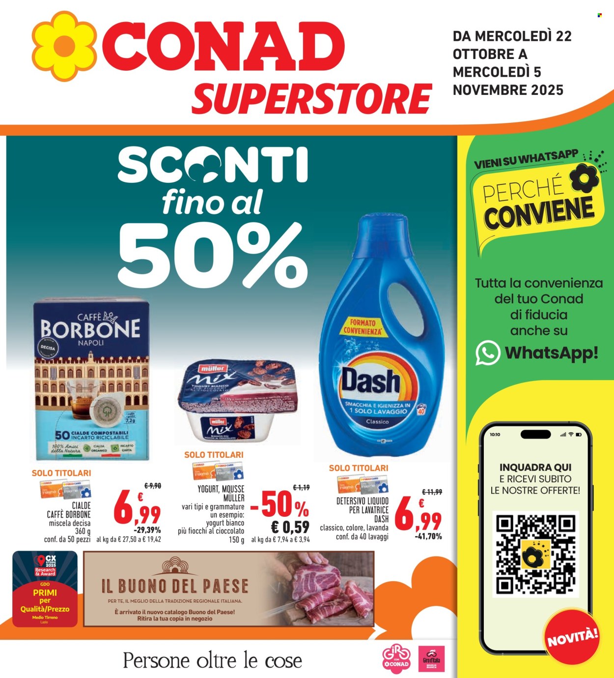 Volantino Conad - 22/10/2025 - 5/11/2025. Pagina 1