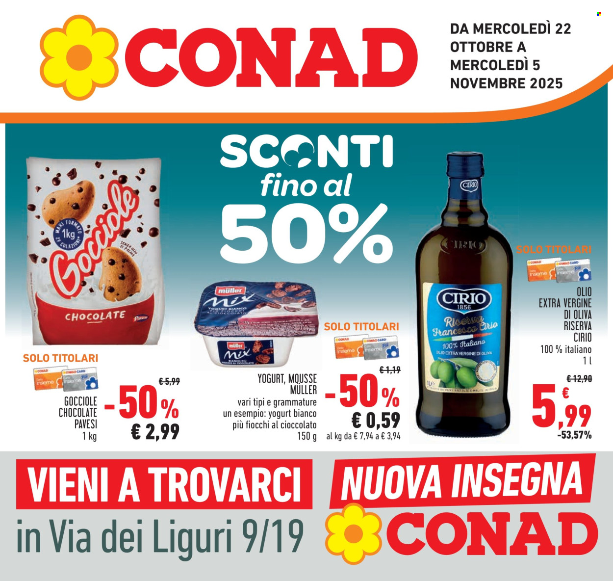Volantino Conad City - 22/10/2025 - 5/11/2025. Pagina 1