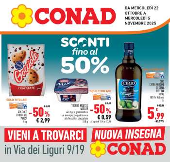 Volantino Conad City - 22/10/2025 - 5/11/2025.