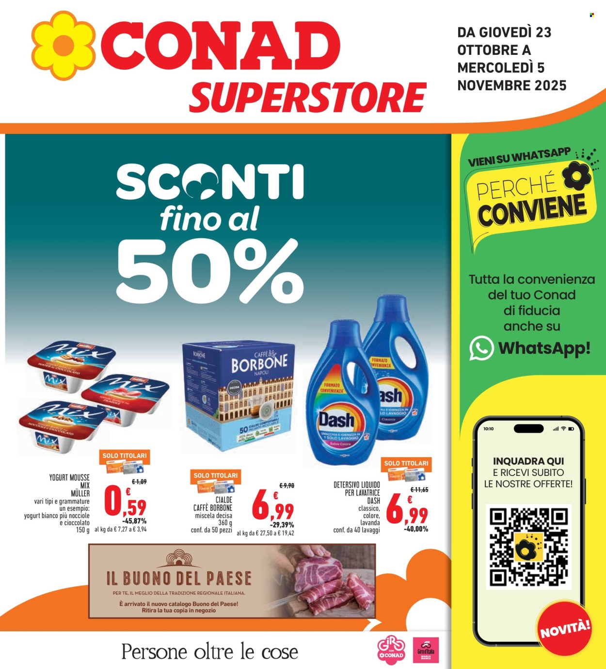 Volantino Conad - 23/10/2025 - 5/11/2025. Pagina 1