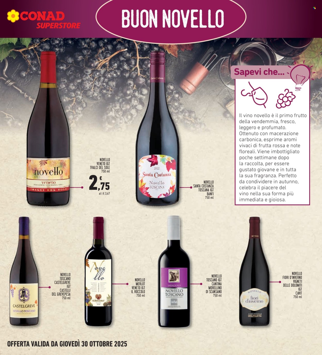 Volantino Conad - 23/10/2025 - 5/11/2025. Pagina 23