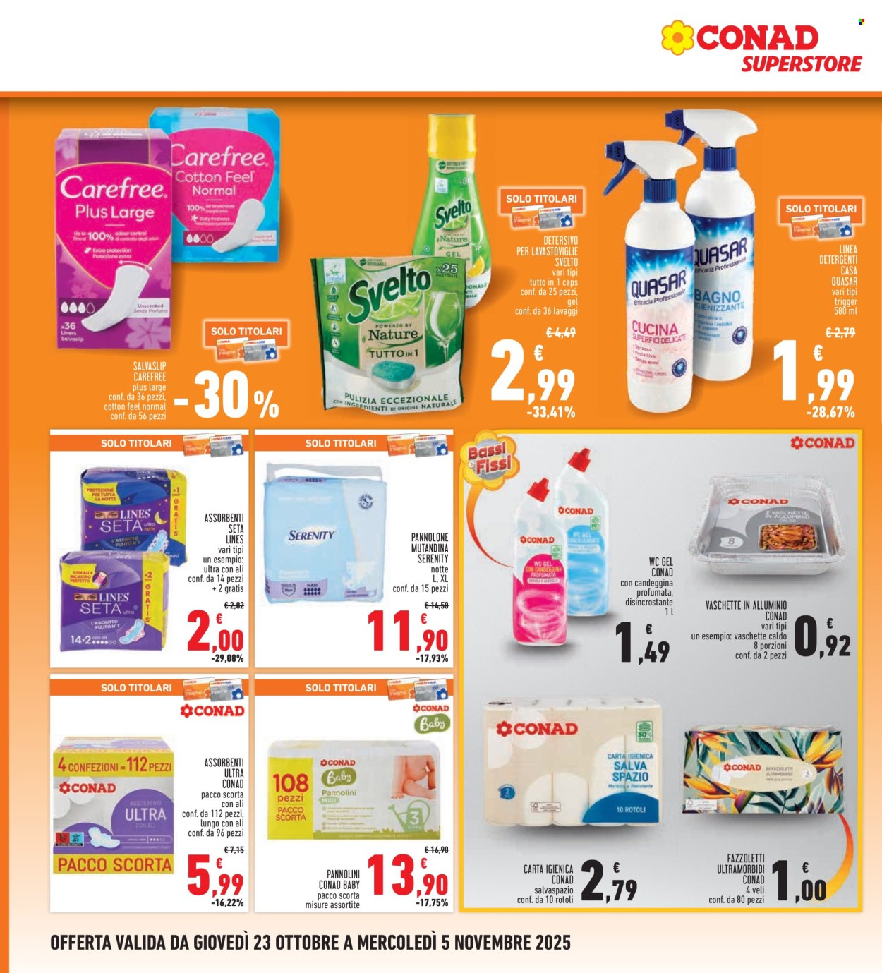 Volantino Conad - 23/10/2025 - 5/11/2025. Pagina 28