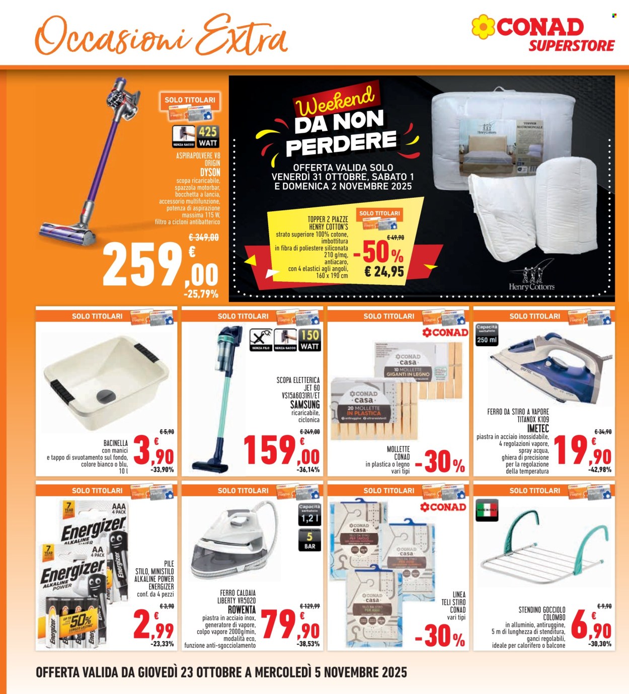 Volantino Conad - 23/10/2025 - 5/11/2025. Pagina 30
