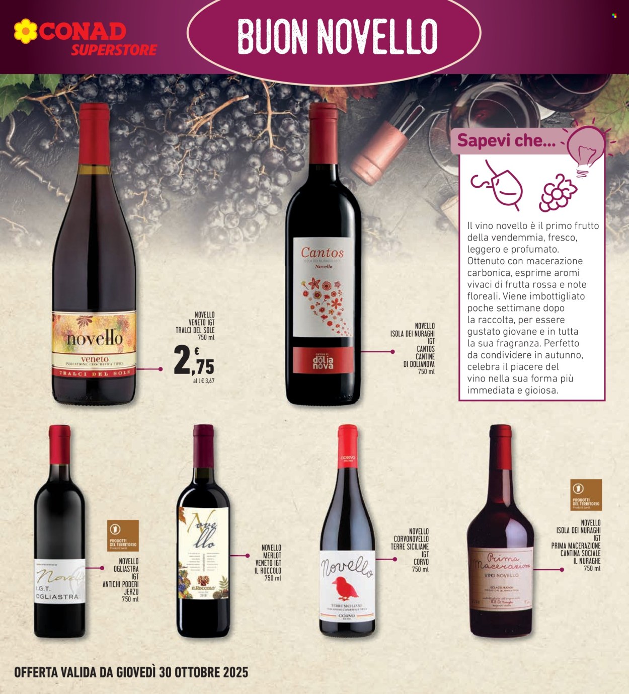 Volantino Conad - 23/10/2025 - 5/11/2025. Pagina 23
