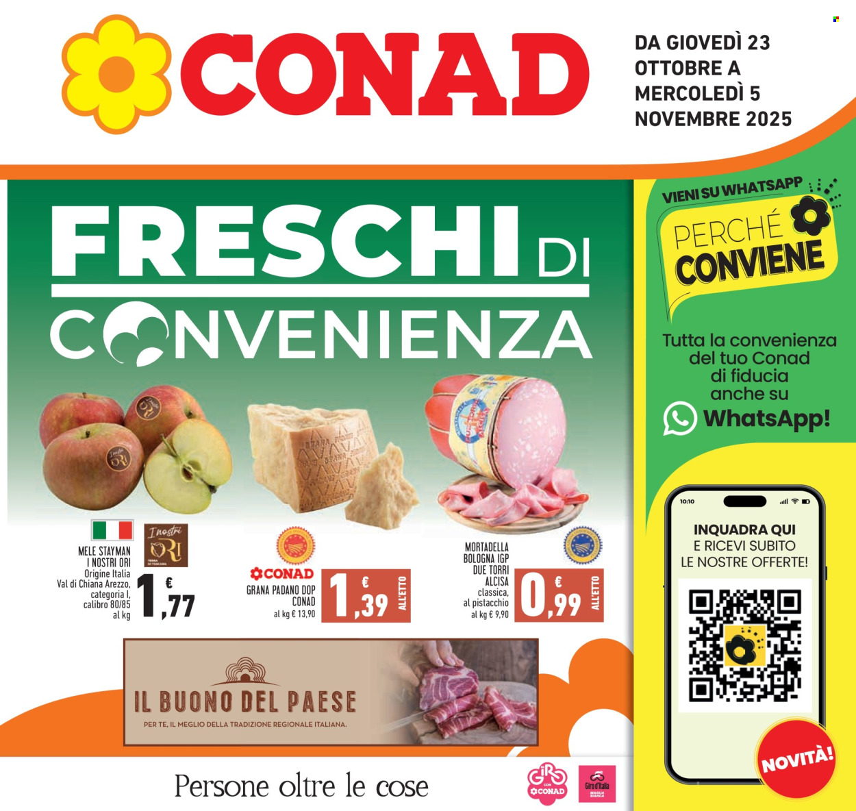 Volantino Conad - 23/10/2025 - 5/11/2025. Pagina 1
