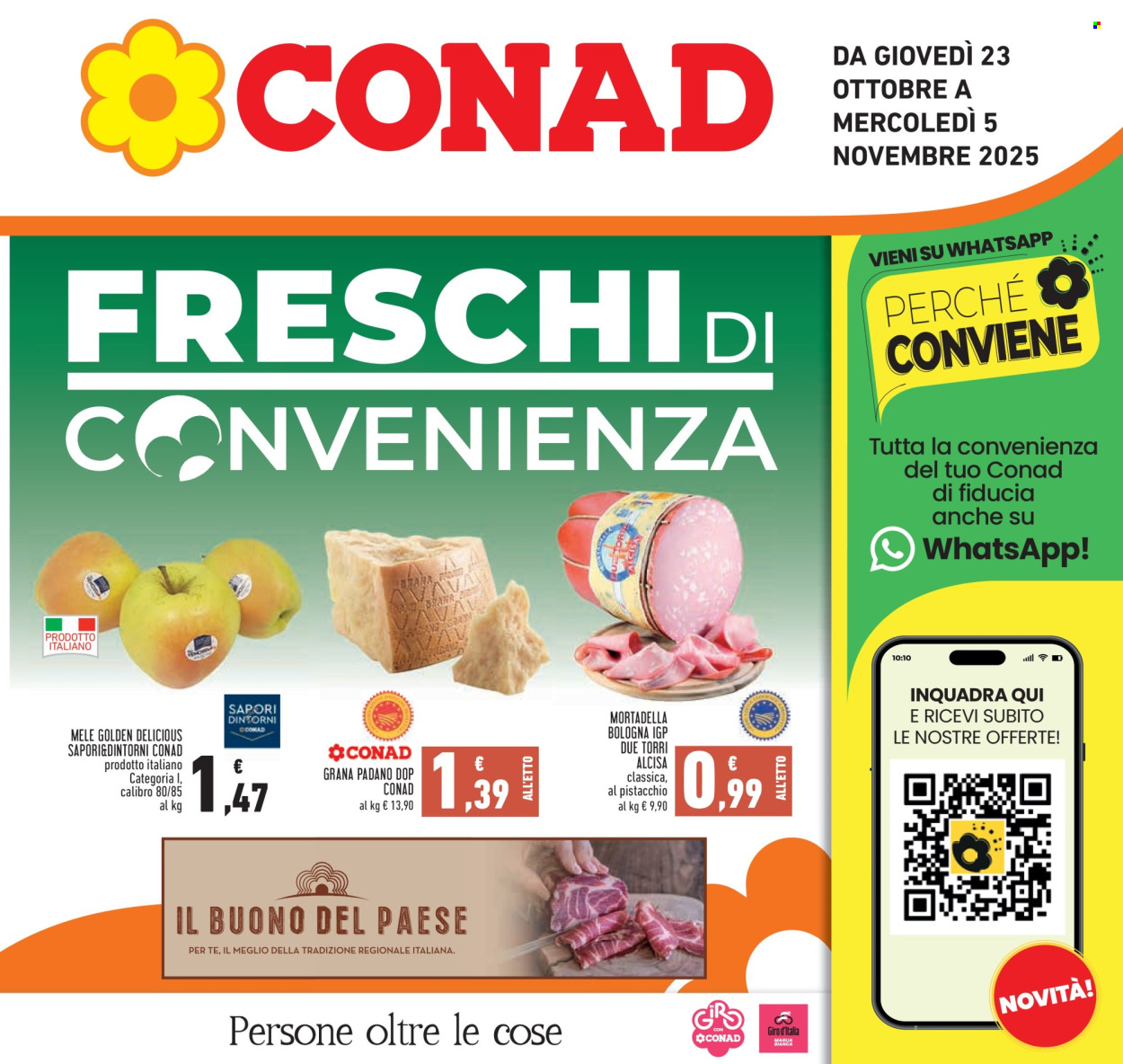 Volantino Conad - 23/10/2025 - 5/11/2025. Pagina 1