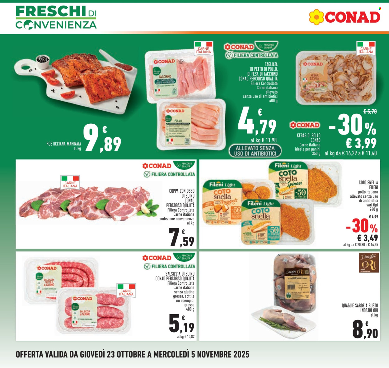 Volantino Conad - 23/10/2025 - 5/11/2025. Pagina 4