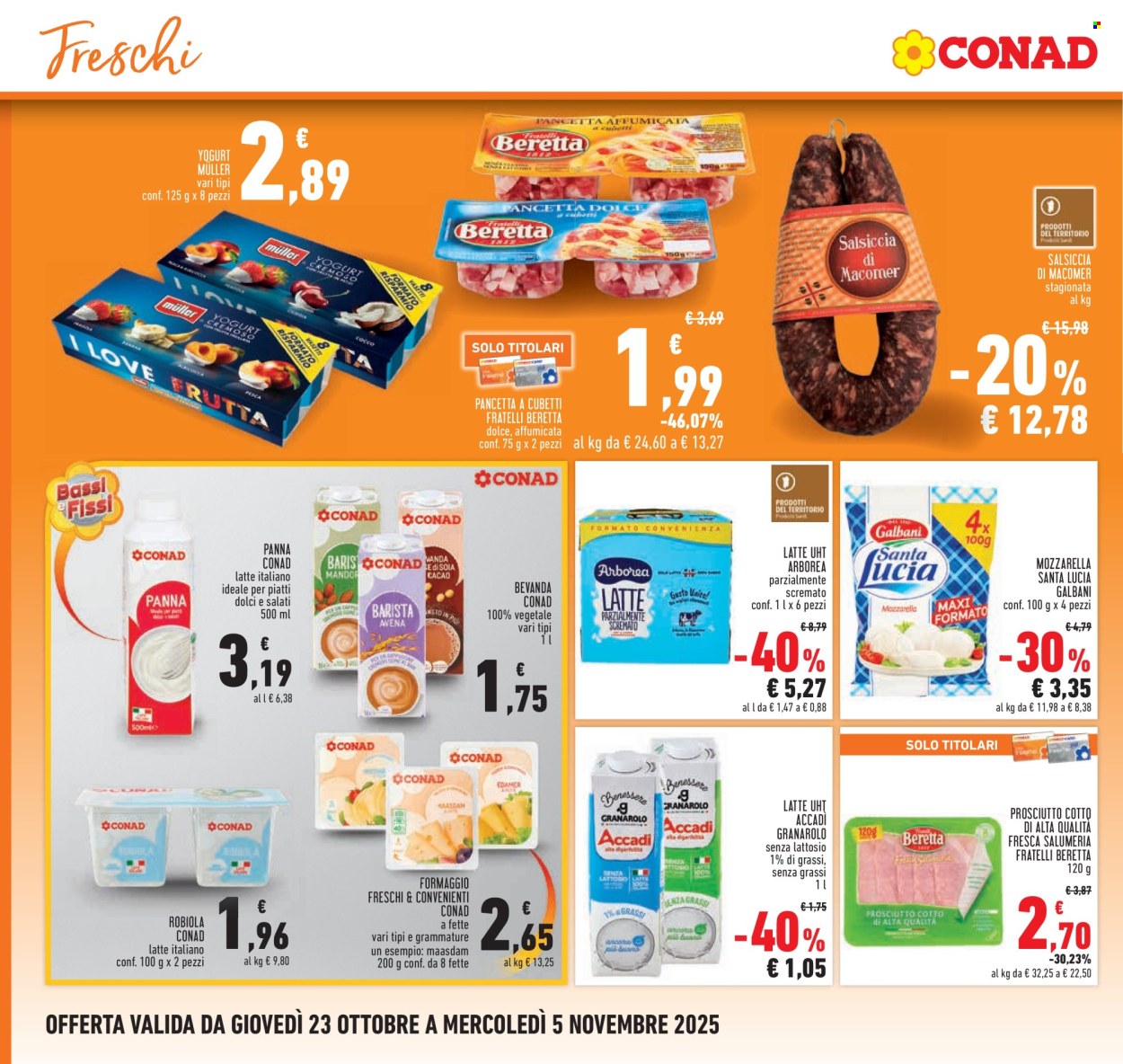 Volantino Conad - 23/10/2025 - 5/11/2025. Pagina 8