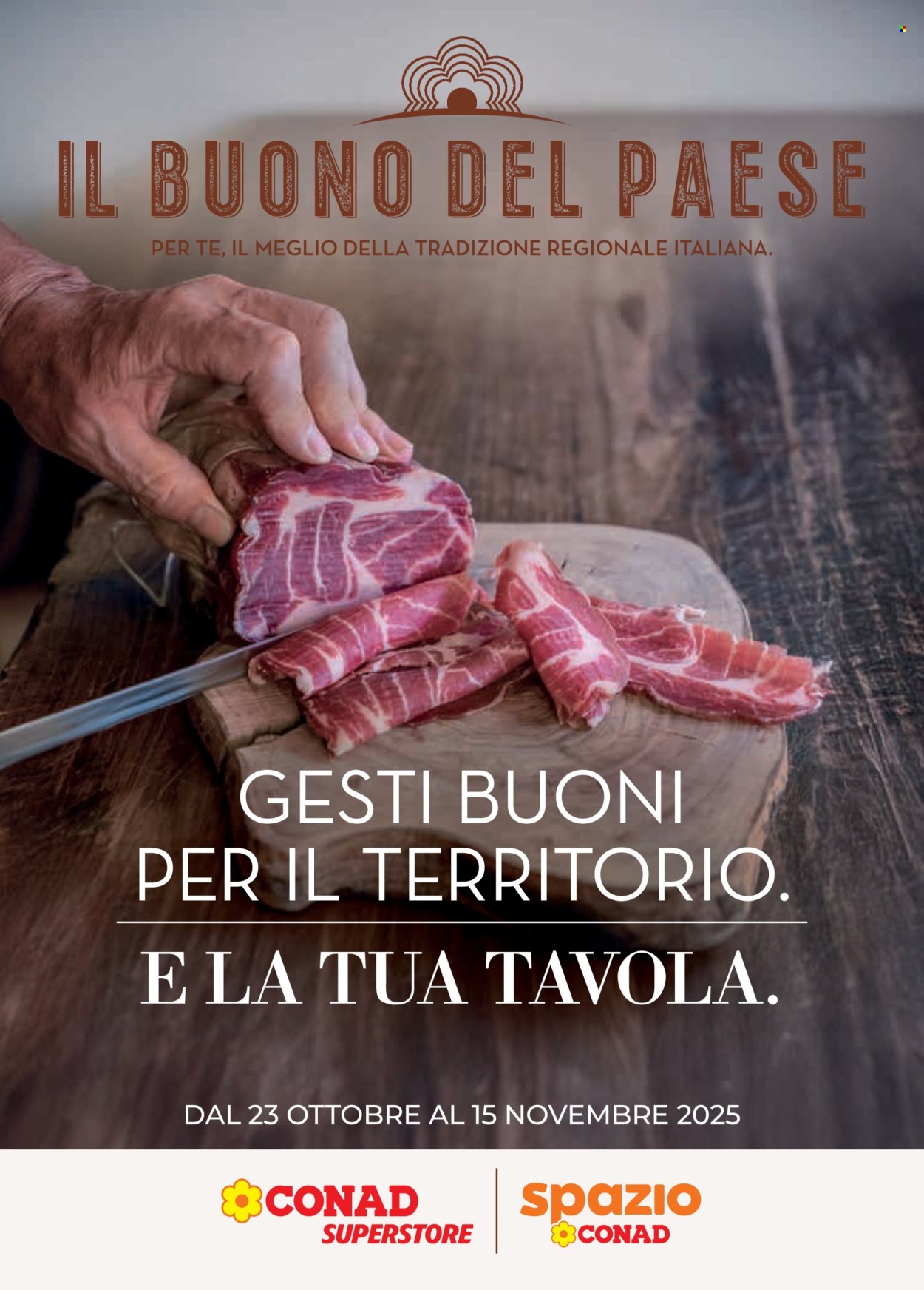 Volantino Conad - 23/10/2025 - 15/11/2025. Pagina 1