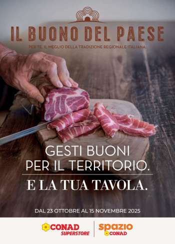 Volantino Conad - 23/10/2025 - 15/11/2025.