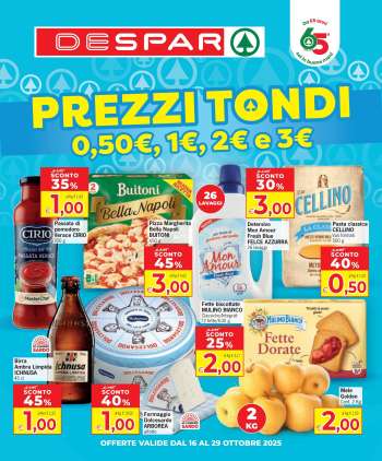 Volantino Despar - 16/10/2025 - 29/10/2025.